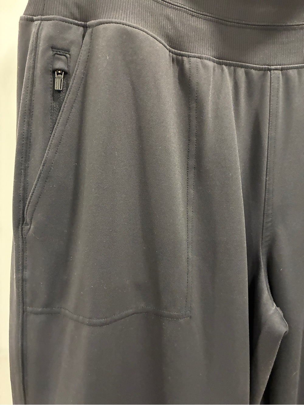 Athleta Venice Black Wide-Leg Pull-On Pants Large - Picture 4 of 5